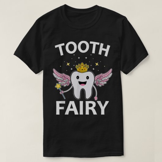 Funny Tooth Fairy Halloween Costume T-shirt (Design voorkant)