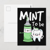 Funny Toothpaste Humor Dentist Dental Assistant Briefkaart (Voorkant / Achterkant)