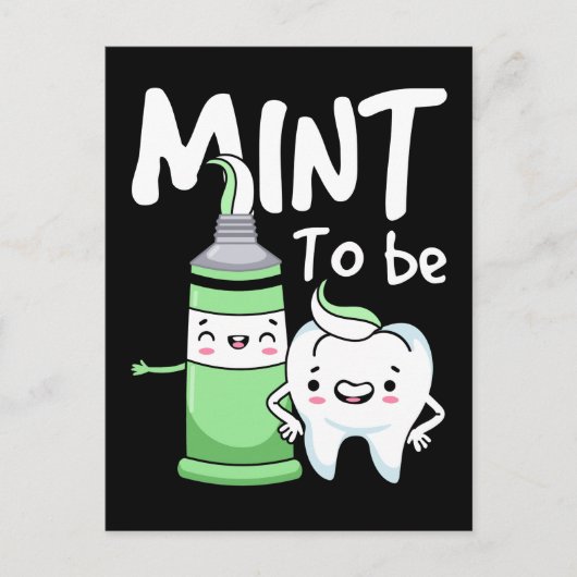 Funny Toothpaste Humor Dentist Dental Assistant Briefkaart (Voorkant)