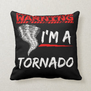 Funny Tornado Boys Girls Meteoroloog Kussen