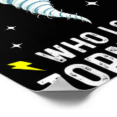 Funny Tornado Gift For Boys Kids Hurricane Weather Poster (Hoek)