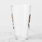 Funny Tortoise Chilling Monogram Glas (Links)