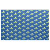 Funny tortoise golf surfende cartoon stof (Fat Quarter)