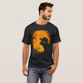 Funny Tortoise Halloween Silhouette Soky Tortoise T-shirt (Voorkant volledig)