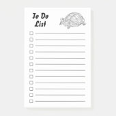 Funny Tortoise, op maat gesneden Post-it® Notes (Voorkant)