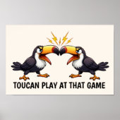 Funny Toucan Poster (Voorkant)