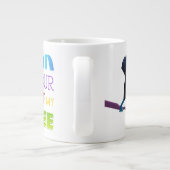 Funny Toucan Pun Mok - Kleurrijke vogel (Achterkant)