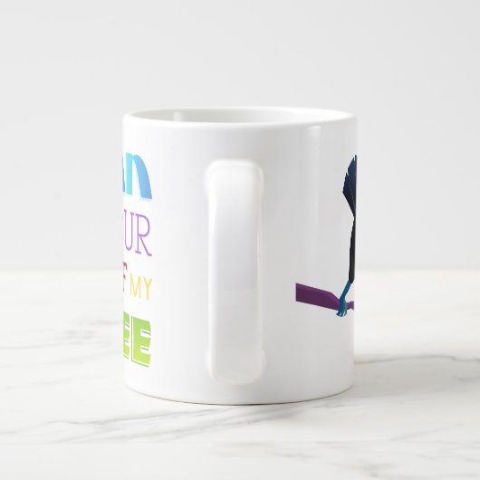 Funny Toucan Pun Mok - Kleurrijke vogel (Achterkant)