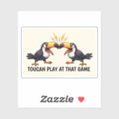 Funny Toucan Sticker (Vel)