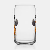 Funny Tough Cookie Lifting Barbell Blikvorm Glas (Links)