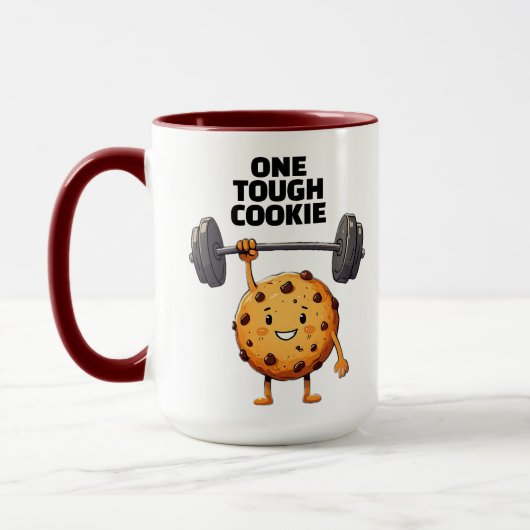 Funny Tough Cookie Lifting Barbell Mok (Links)