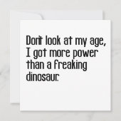 funny tough old age sayings quotes kaart (Voorkant)