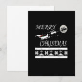 Funny Tow Truck Driver Kerstmis T Shirt Gift Repo Kaart (Voorkant / Achterkant)