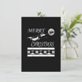 Funny Tow Truck Driver Kerstmis T Shirt Gift Repo Kaart (Staand voorkant)