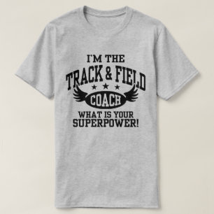 Funny Track en Field Coach T-shirt