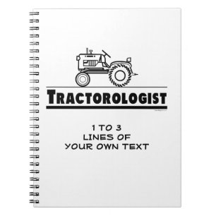Funny Tractor aanpassen Notitieboek