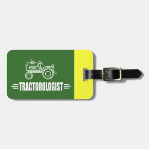 Funny Tractor Bagagelabel