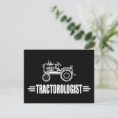 Funny Tractor Briefkaart (Staand voorkant)