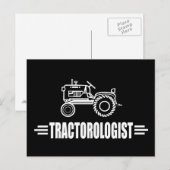 Funny Tractor Briefkaart (Voorkant / Achterkant)