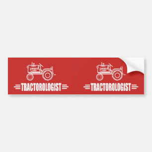 Funny Tractor Bumpersticker