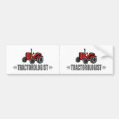 Funny Tractor Bumpersticker (Voorkant)