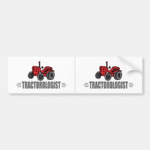 Funny Tractor Bumpersticker