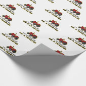 Funny Tractor Cadeaupapier (Hoek)