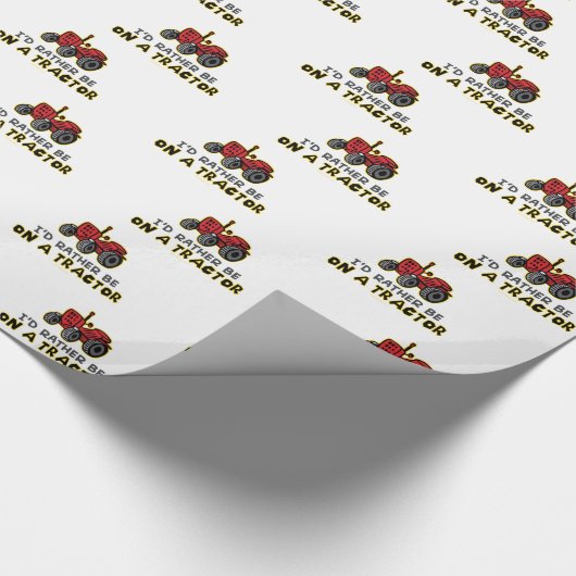 Funny Tractor Cadeaupapier (Hoek)