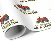 Funny Tractor Cadeaupapier (Rol Hoek)