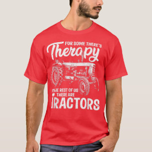 Funny Tractor Farmer Therapy  Boerderij Tractor T-shirt