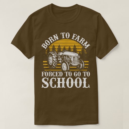 Funny Tractor Graphic Boys Farmer T-shirt (Design voorkant)