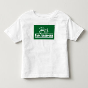 Funny Tractor Humoureuze Tractoroloog Green Kinder Shirts