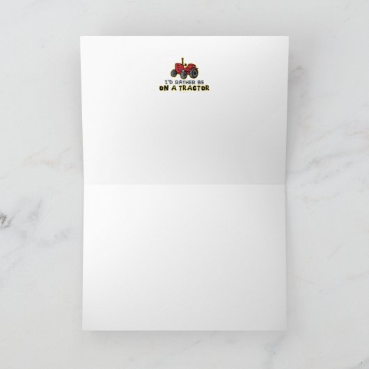 Funny Tractor Kaart (Binnen)