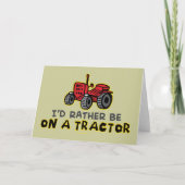 Funny Tractor Kaart (Voorkant)