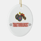 Funny Tractor Keramisch Ornament (Rechts)