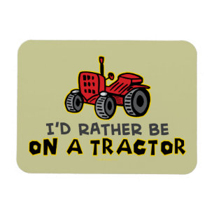 Funny Tractor Magneet