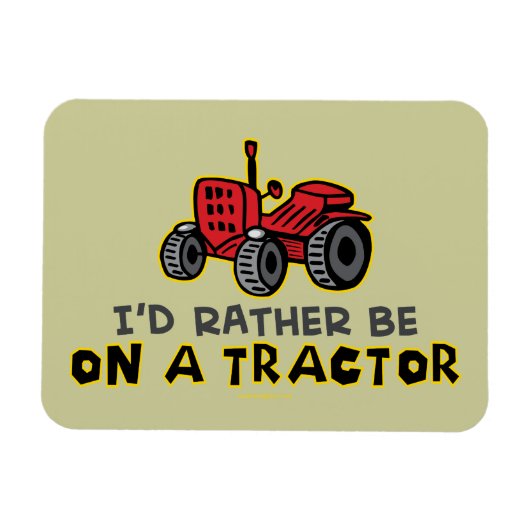 Funny Tractor Magneet (Horizontaal)