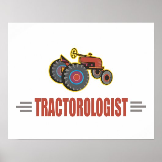 Funny Tractor Poster (Voorkant)