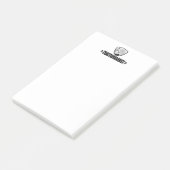 Funny Tractor Racing Post-it® Notes (Schuin)