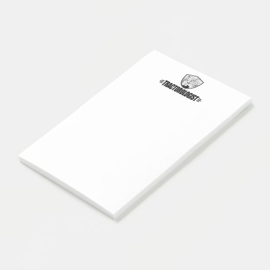 Funny Tractor Racing Post-it® Notes (Schuin)