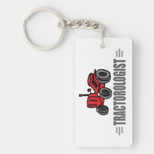 Funny Tractor Sleutelhanger