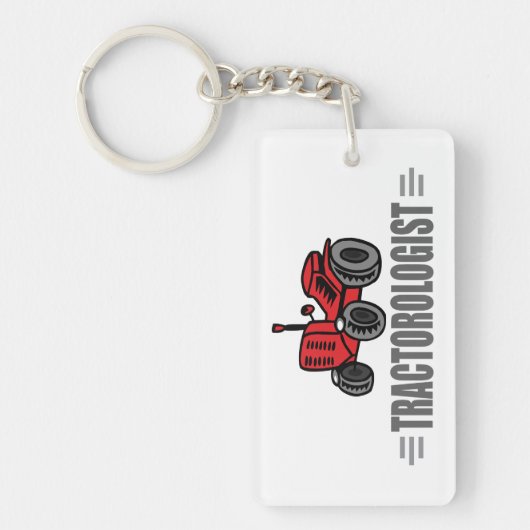 Funny Tractor Sleutelhanger (Voorkant)