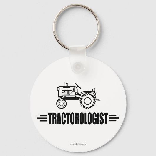 Funny Tractor Sleutelhanger (Voorkant)