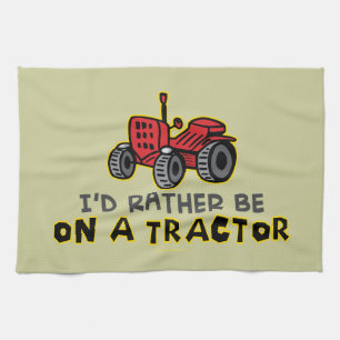 Funny Tractor Theedoek
