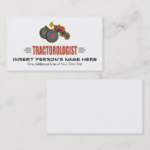 Funny Tractor Visitekaartje (Voorkant / Achterkant)