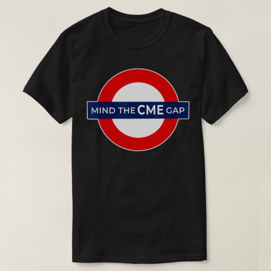 Funny Trading bedenkt de CME-kloof voor futures T-shirt (Design voorkant)