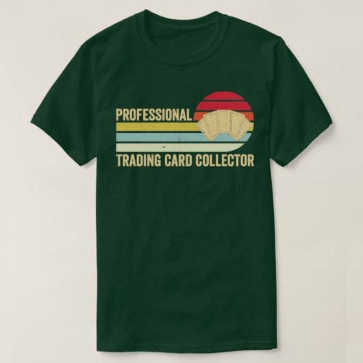 Funny Trading Kaart Game TCG Retro Trading Kaart T-shirt (Design voorkant)