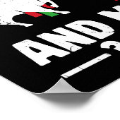 Funny Trading Quote Bull & Candlestick Daytrading  Poster (Hoek)