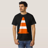 Funny Traffic Cone Costume Easy Simple Halloween C T-shirt (Voorkant volledig)