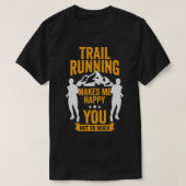 Funny Trail Runner Gift T-shirt (Design voorkant)
